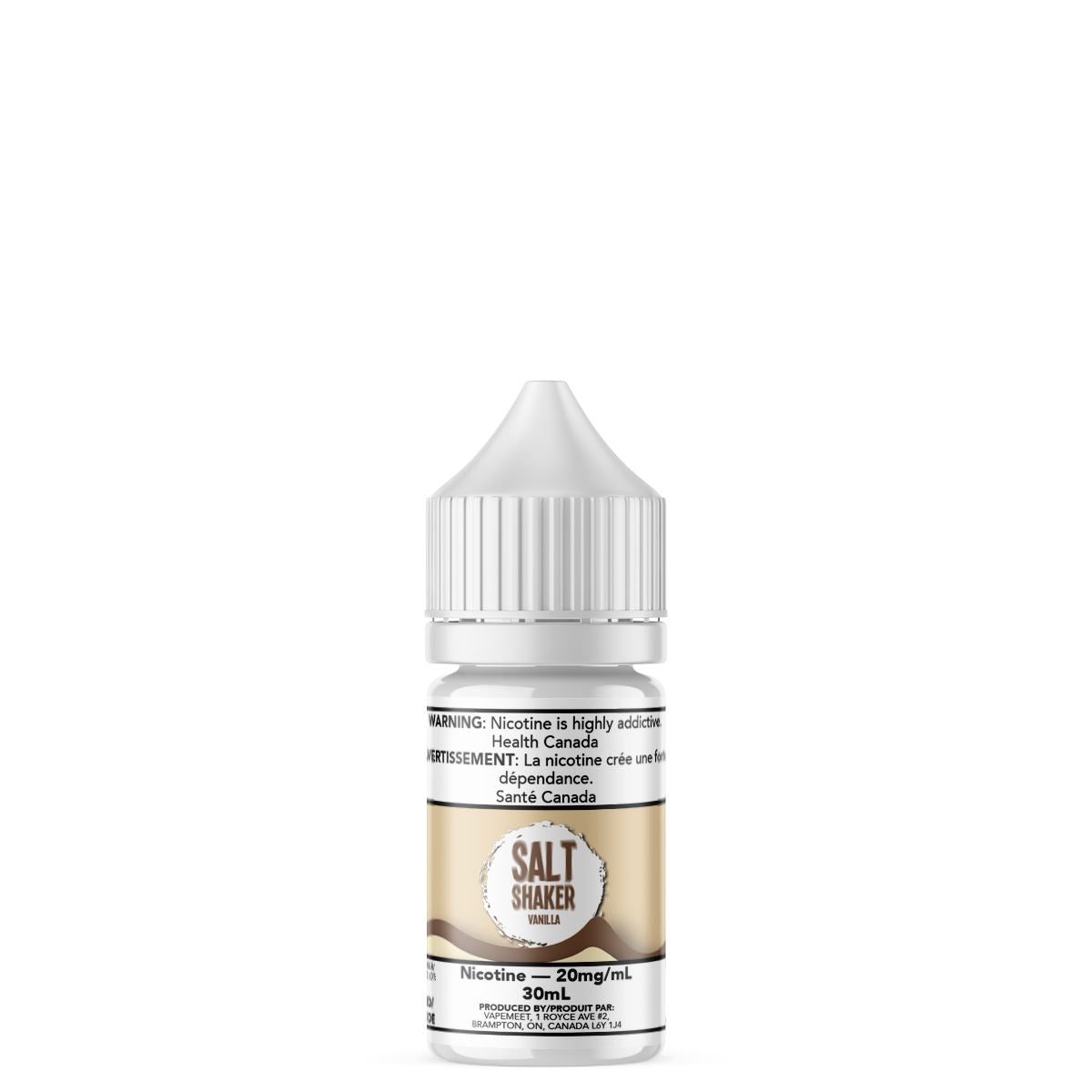 Salt Shaker - Vanilla E-Liquid Salt Shaker 30mL 20 mg/mL 