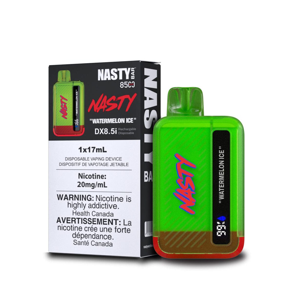 Nasty Bar 8500 Watermelon Ice Disposable Vape Pen Disposable Nasty 