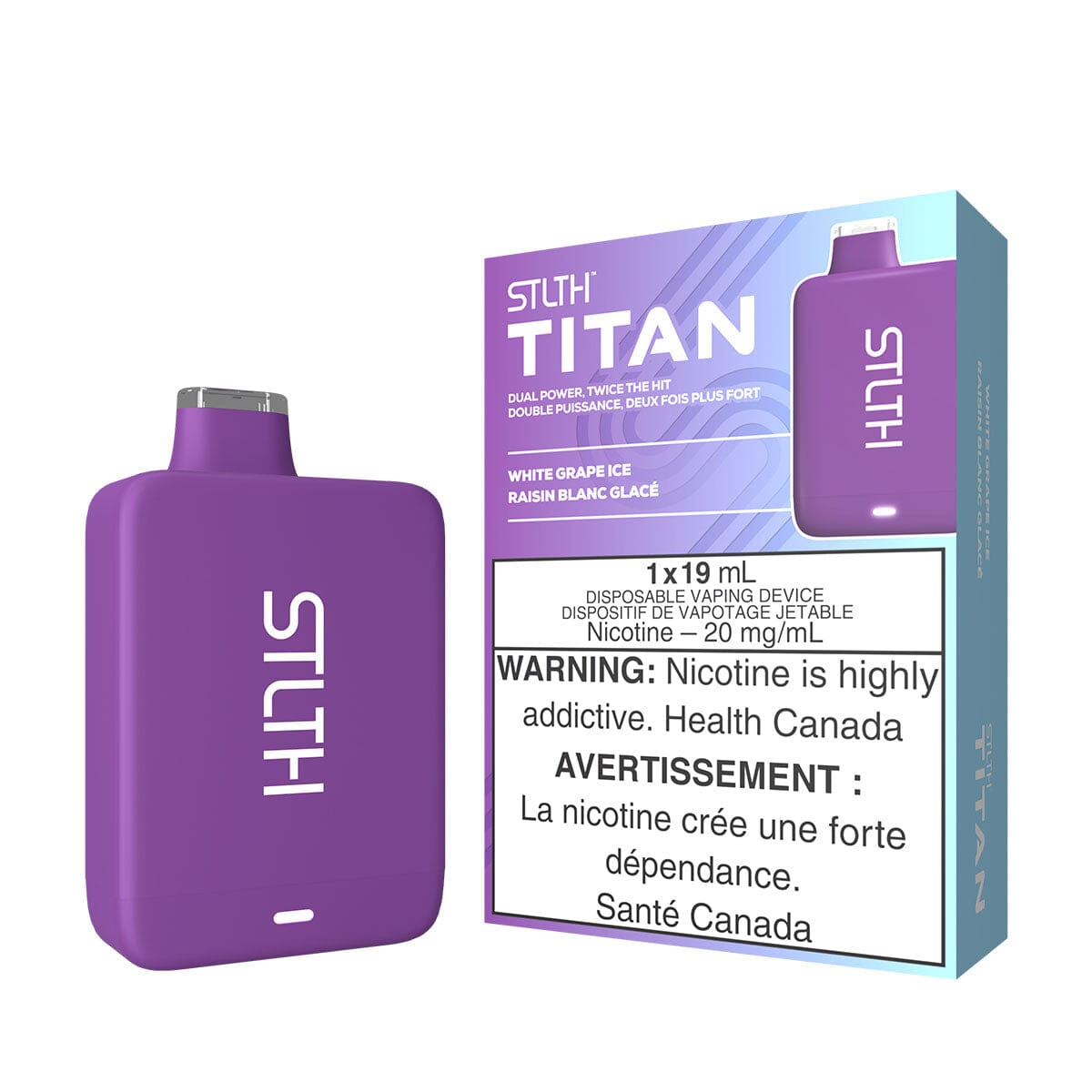 STLTH Titan White Grape Ice Disposable Vape Pen Disposable STLTH 