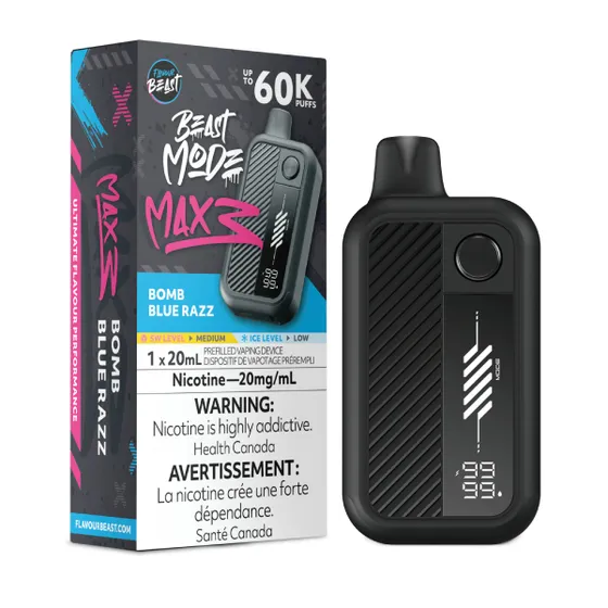 Flavour Beast Beast Mode Max 3 - Bomb Blue Razz