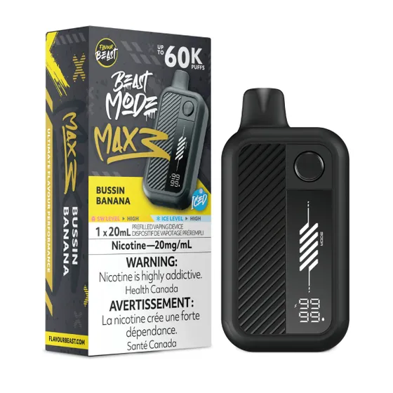 Flavour Beast Beast Mode Max 3 - Bussin Banana Iced