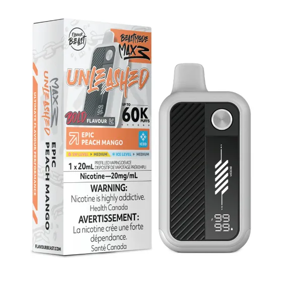 Flavour Beast Beast Mode Max 3 -  Epic Peach Mango Iced