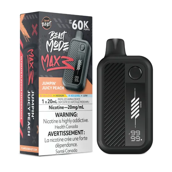 Flavour Beast Beast Mode Max 3 -  Jumpin' Juicy Peach