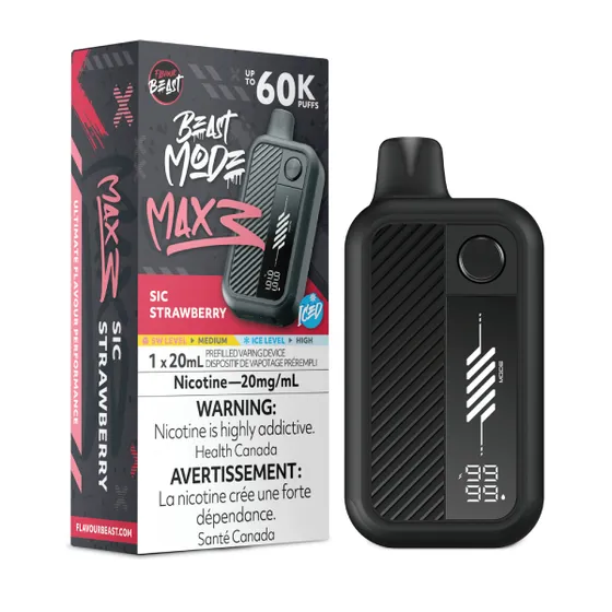 Flavour Beast Beast Mode Max 3 -  Sic Strawberry Iced