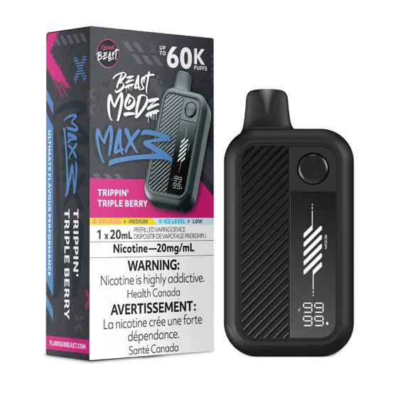 Flavour Beast Beast Mode Max 3 -  Trippin' Triple Berry