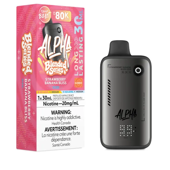 Flavour Beast Alpha - Strawberry Banana Bliss Iced