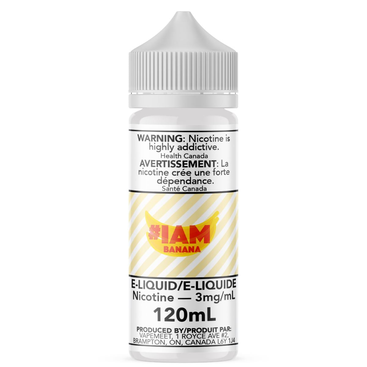 #IAM - Banana E-Liquid #IAM 120mL 0 mg/mL 