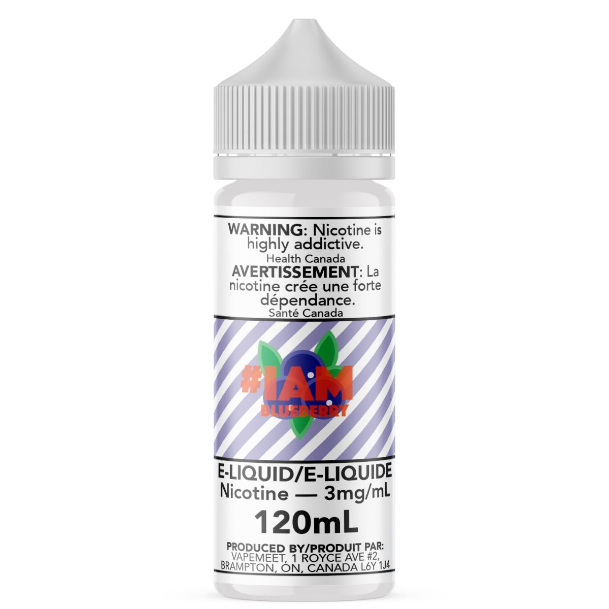 #IAM - Blueberry E-Liquid #IAM 120mL 0 mg/mL 