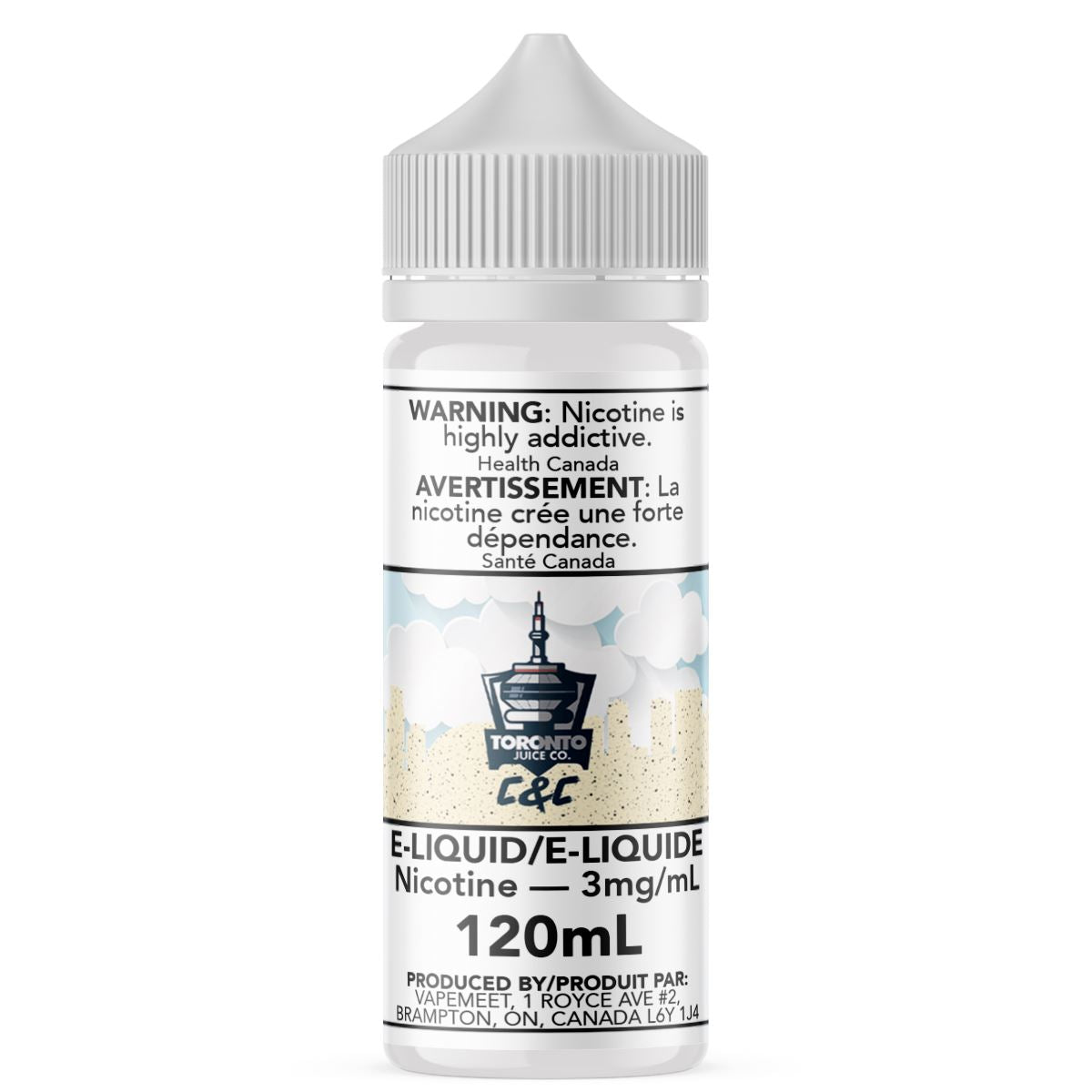 Toronto Juice Co. - C&C E-Liquid Toronto Juice Co. 120mL 0 mg/mL 