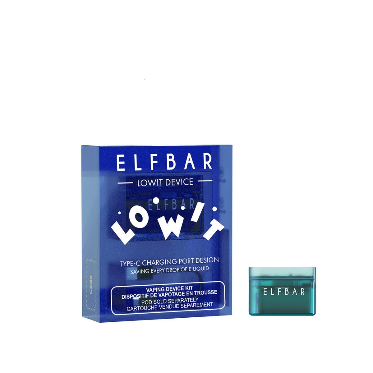 Elf Bar Lowit Vape Battery Battery Elf Bar Blue 