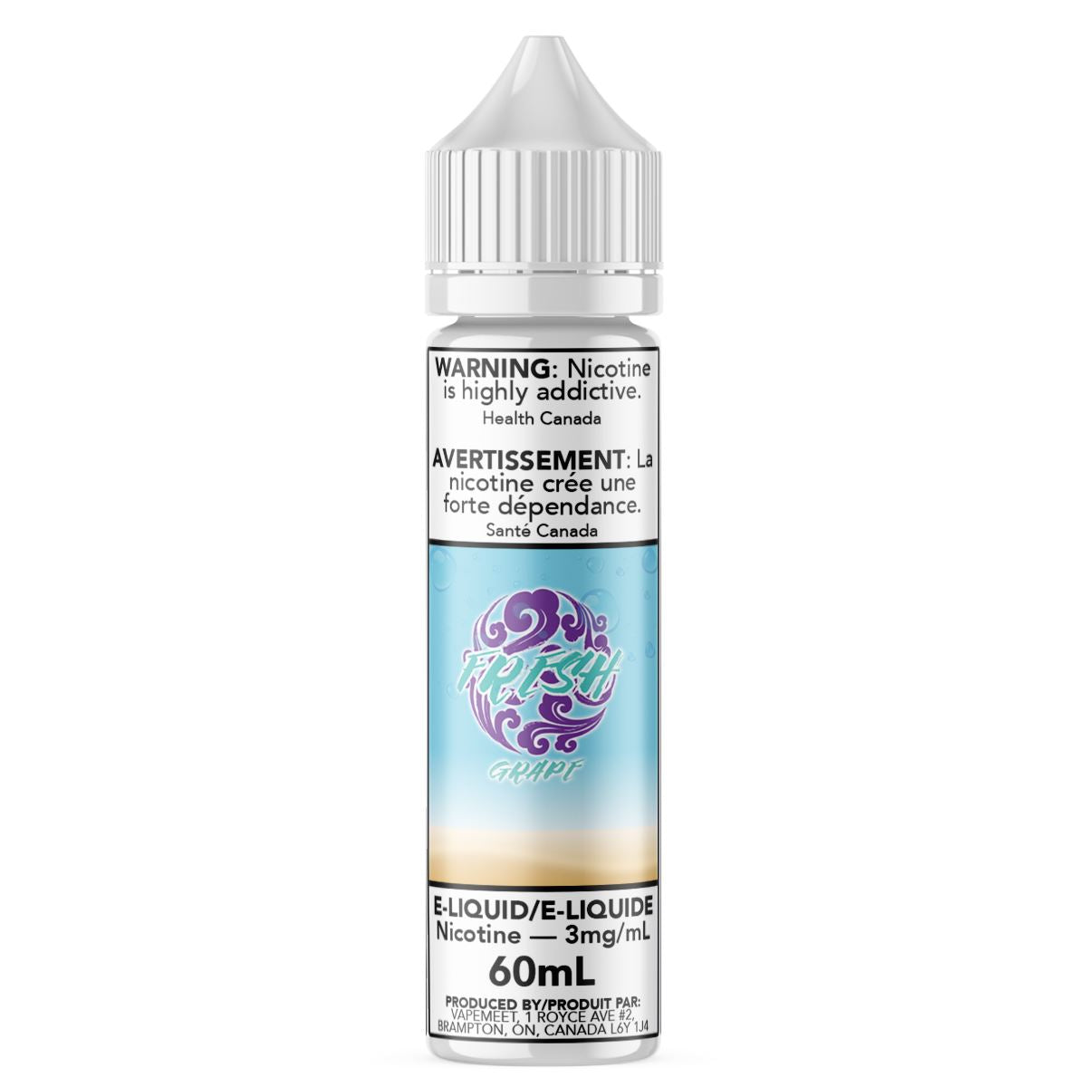 Fresh - Grape E-Liquid Fresh 60mL 0 mg/mL 