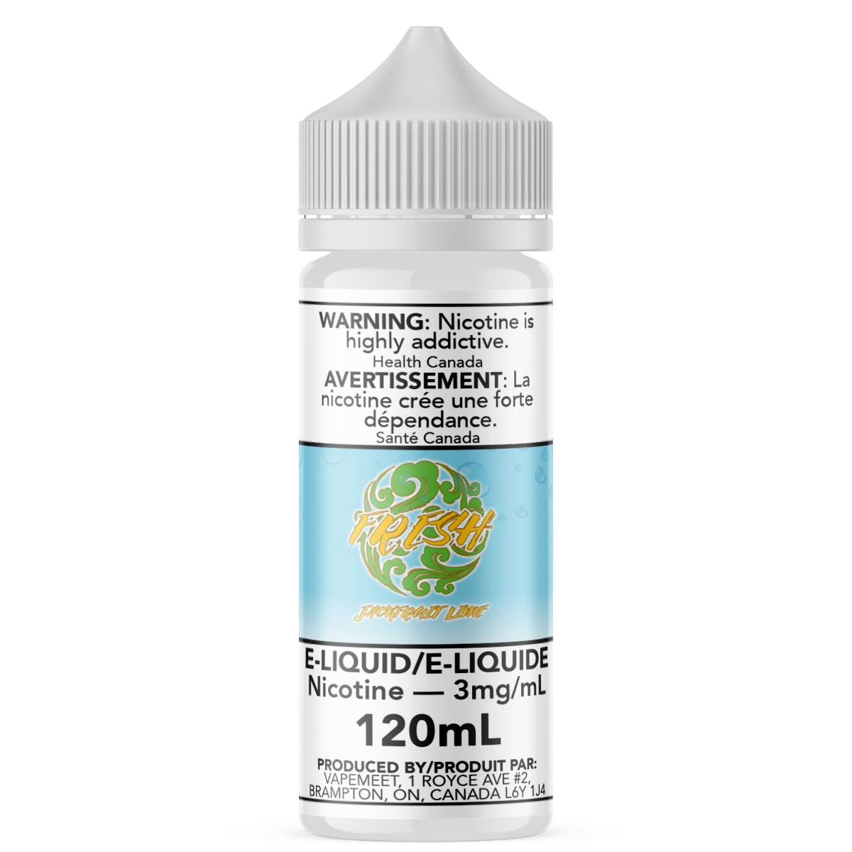 Fresh - Jackfruit Lime E-Liquid Fresh 120mL 0 mg/mL 