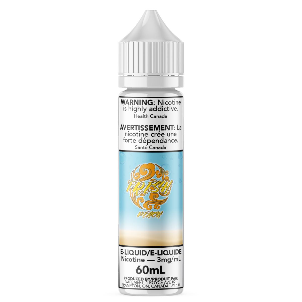 Fresh - Peach E-Liquid Fresh 60mL 0 mg/mL 