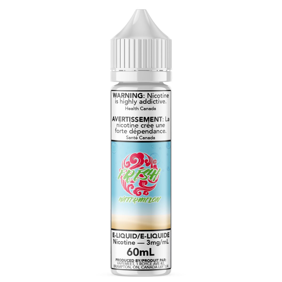 Fresh - Watermelon E-Liquid Fresh 60mL 0 mg/mL 