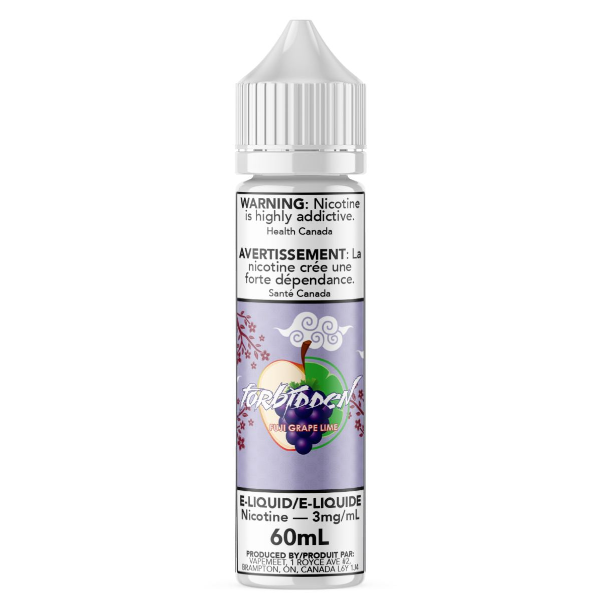 Forbidden - Fuji Grape Lime E-Liquid Forbidden 60mL 0 mg/mL 