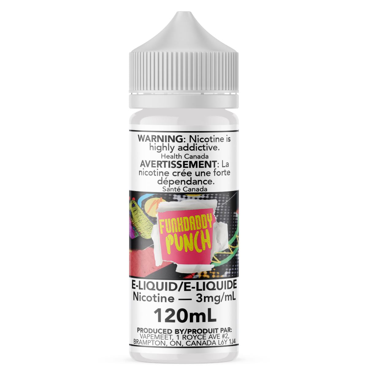 Funksauce - Funkdaddy Punch E-Liquid Funksauce 120mL 0 mg/mL 