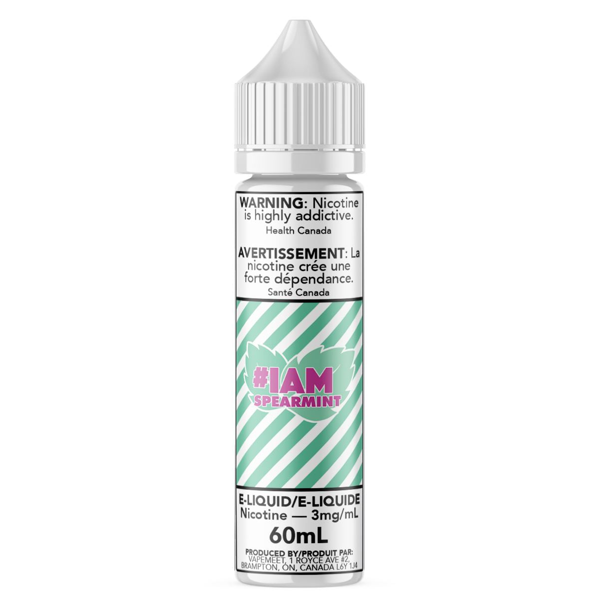 #IAM - Spearmint E-Liquid #IAM 60mL 0 mg/mL 