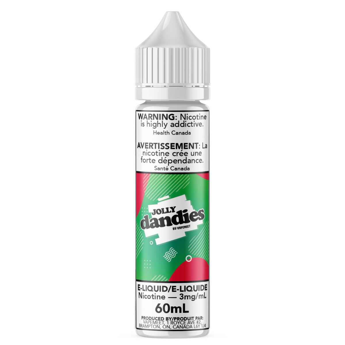 Dandies - Jolly E-Liquid Dandies 60mL 0 mg/mL 