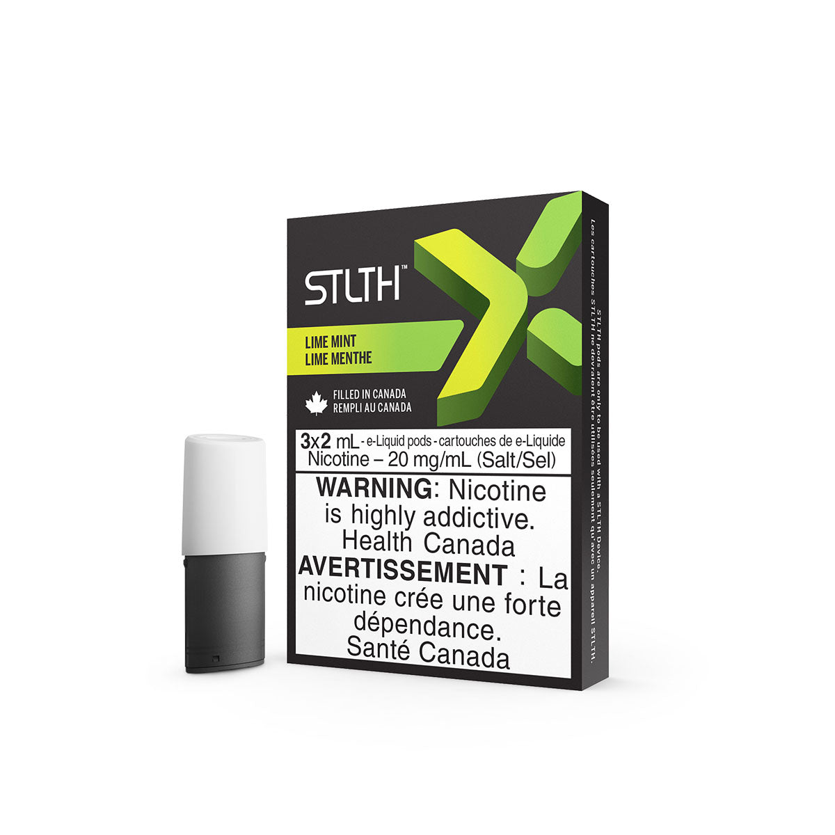 STLTH - Lime Mint Pods (STLTH X) Pre-filled Pod STLTH 