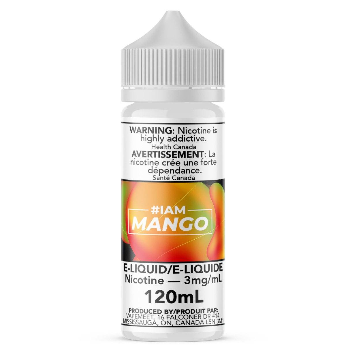 #IAM - Mango E-Liquid #IAM 120mL 3mg/mL 