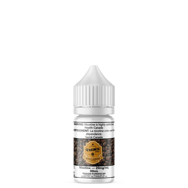 French Press Salted - Monday Morning E-Liquid French Press Salted 30mL 20 mg/mL 