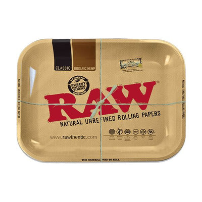 Raw - Metal Rolling Tray Rolling Tray Raw Large 