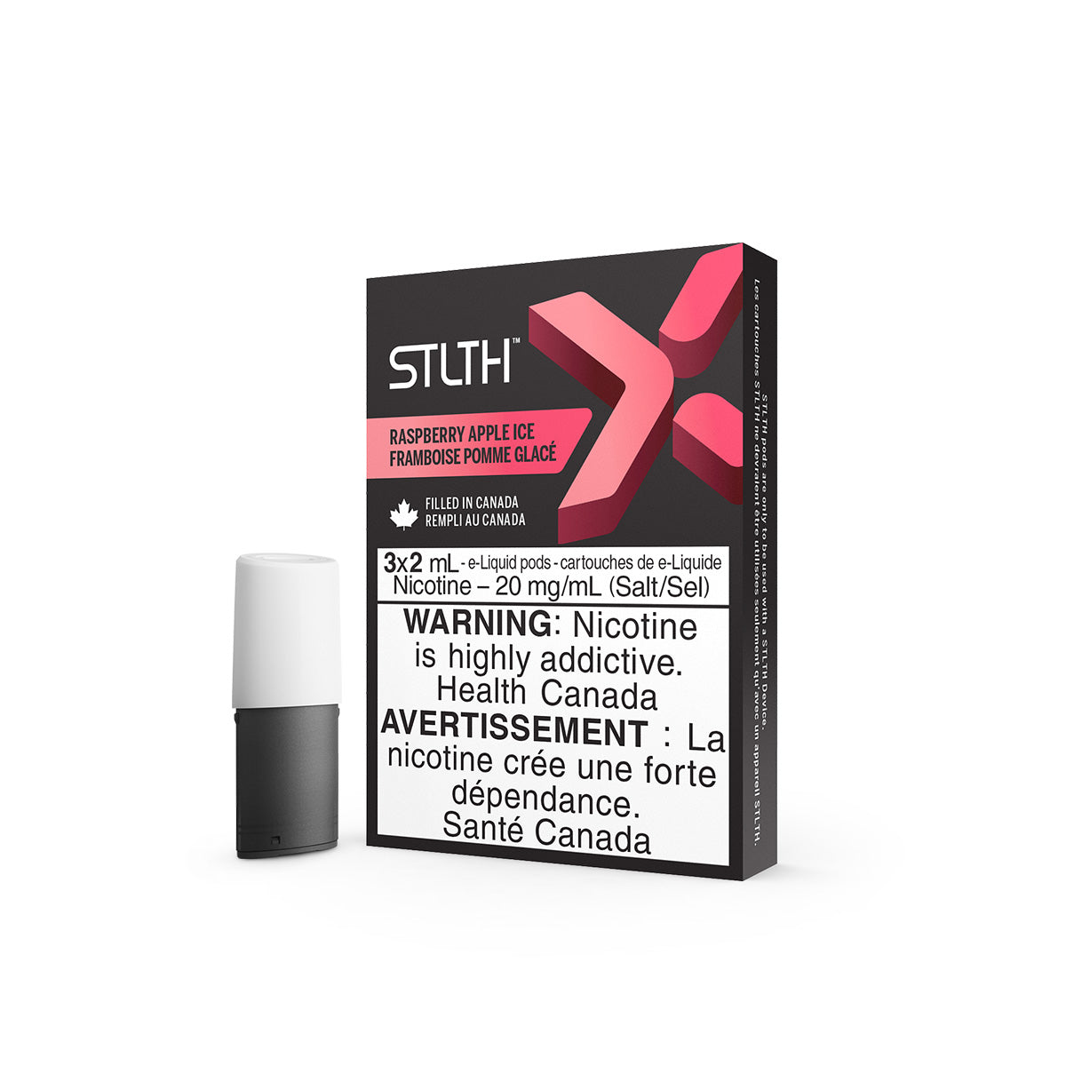 STLTH - Raspberry Apple Ice Pods (STLTH X) Pre-filled Pod STLTH 