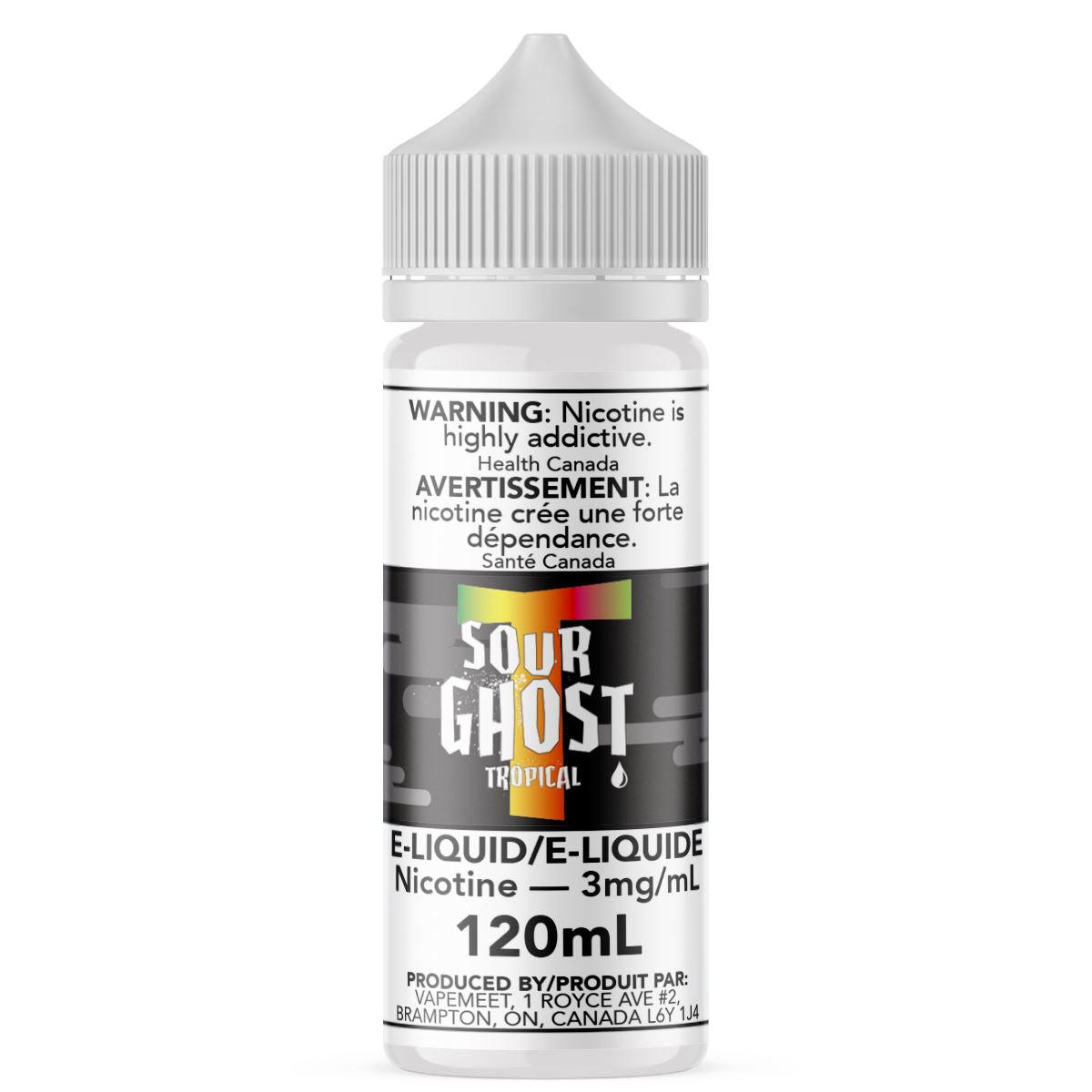 Ghosted - Sour Ghost Tropical E-Liquid Ghosted 120mL 0 mg/mL 