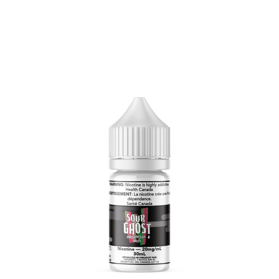 Ghosted Salted - Sour Ghost Watermelon E-Liquid Ghosted Salted 30mL 20 mg/mL 