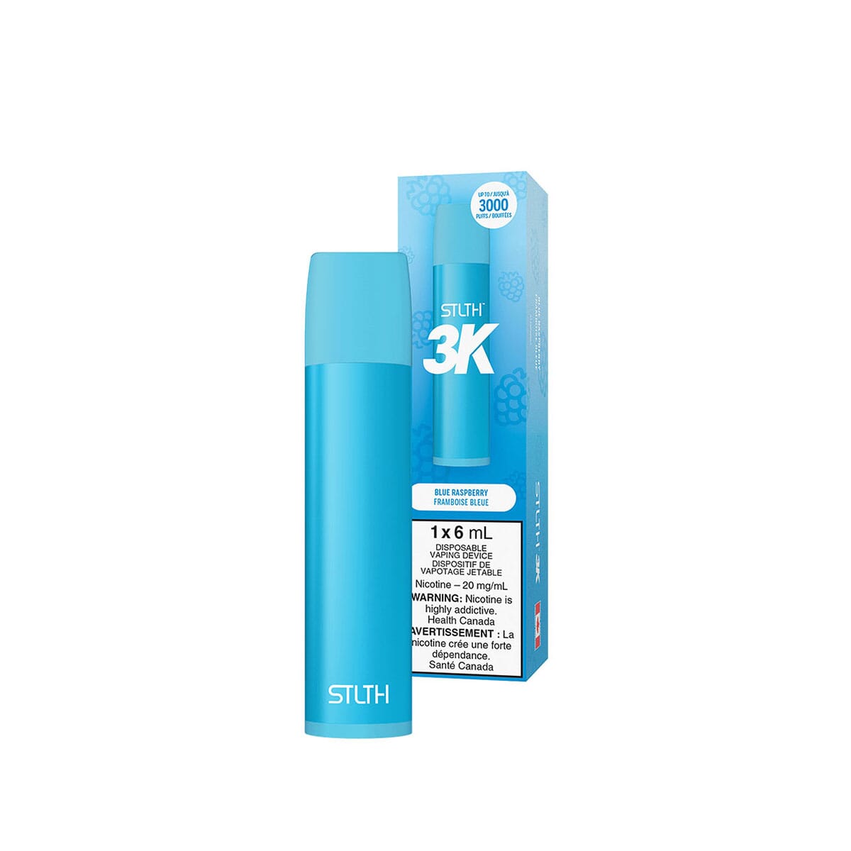 STLTH 3K Blue Raspberry Disposable Vape Disposable STLTH 