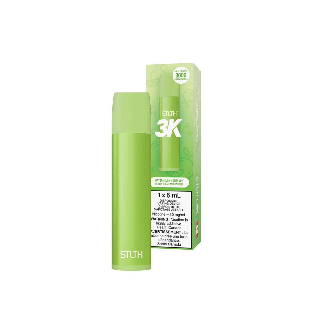 STLTH 3K Watermelon Honeydew Disposable Vape Disposable STLTH 