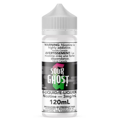 Ghosted - Sour Ghost E-Liquid Ghosted 120mL 0 mg/mL 