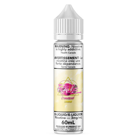 Rave - Strawberry Banana E-Liquid Rave 60mL 3 mg/mL 